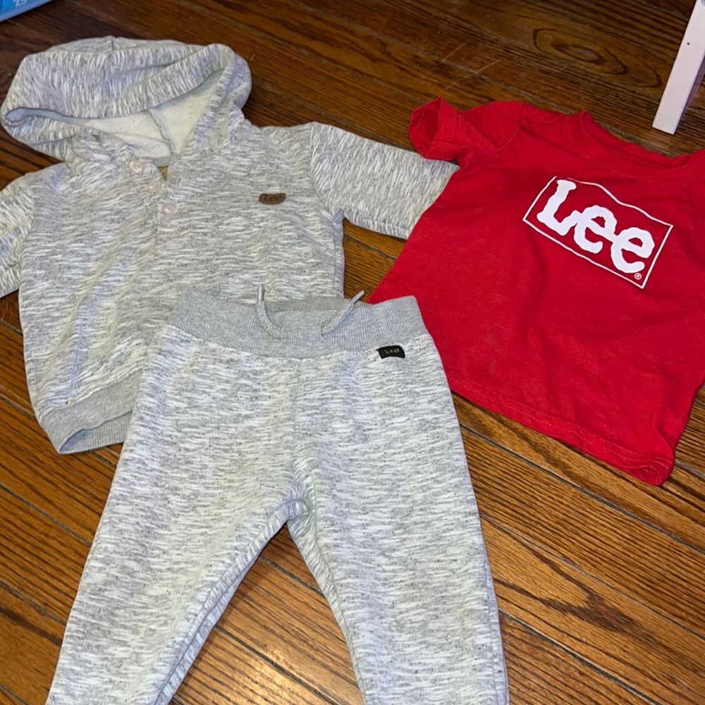 Lee 12 Month Jogger Suit! 3 piece suit